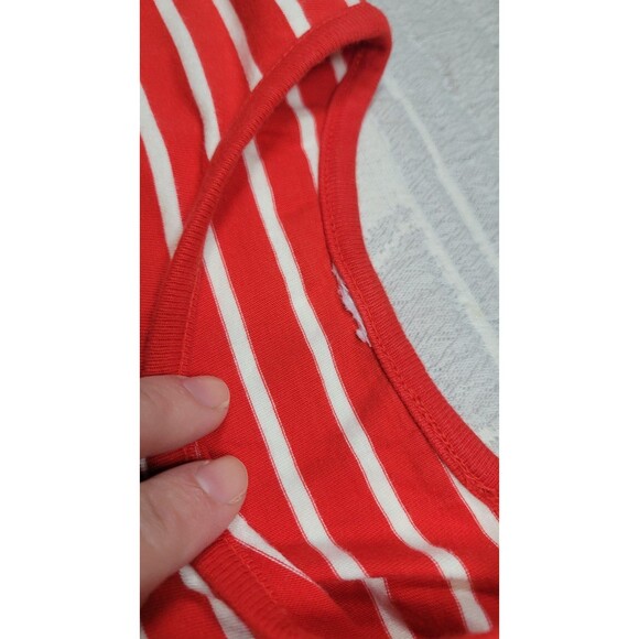 Hanna Andersson Holiday Play Dress – Red Stripes & Gingerbread Village Print - Picture 3 of 10